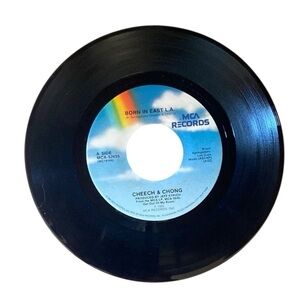 Cheech & Chong Born in East L.A Im A Modern Man 45 RPM 7” Vinyl 1985 MCA Records